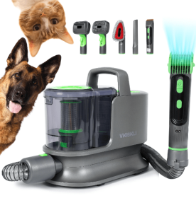 Pet Grooming Vacuum Kit - 4-in-1 Grooming Solution
