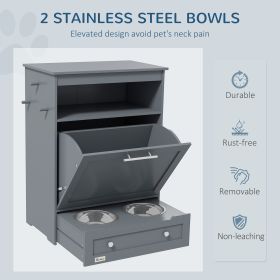 Pet Feeder Station - Multi-Functional Storage and Feeding Solution
