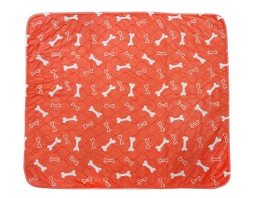 Waterproof Pet Absorbent Pad - 3-Layer Protection for Clean and Cozy Pets (Option: Orange-L)