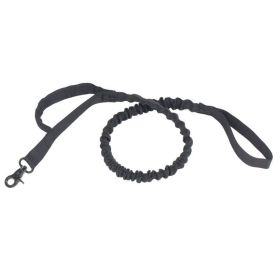 Elastic Buffer Outdoor Pet Traction Rope - Retractable and Anti-Skid (Option: Black-100to140cm)