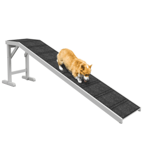 Dog Bed Ramp - Non-Slip Carpet and Top Platform (Option: Wooden ramps)